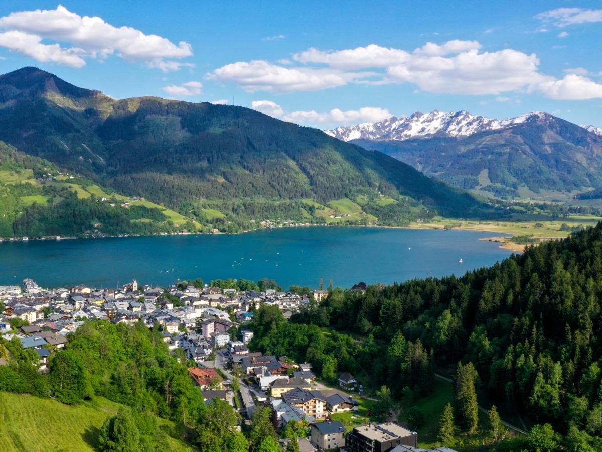 Der Sonnberg Alpinlodges - Apartments Mit Seeblick, Privater Sauna Und Self Check-In 젤암제 외부 사진